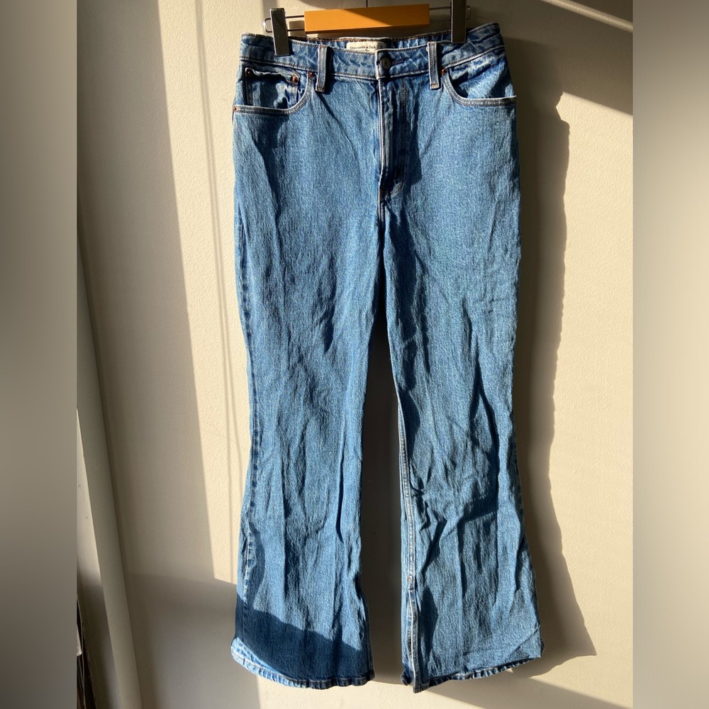 Abercrombie and Fitch Curve Love flare jeans